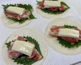簡単♡大満足♡豚こま大葉チーズ棒餃子♡作り方2写真