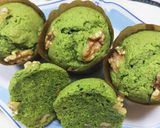 粉末緑茶で作るくるみ入りマフィン作り方7写真