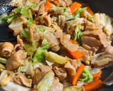 豚肉とキャベツのオイスターソース炒め作り方4写真