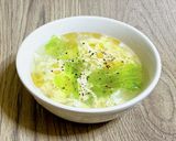 ＊レタスと玉子の中華スープ＊作り方5写真
