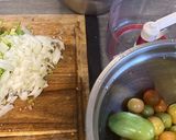 青トマトの万能ソース作り方1写真