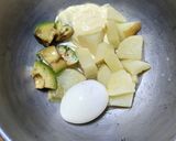 ヨウサマの減塩おやじの病院食アボポテサラ作り方3写真