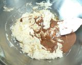 ツートンカラーのチョコマロンケーキ作り方4写真