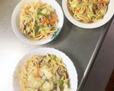 たっぷり野菜簡単中華風オイ味噌焼うどん作り方6写真