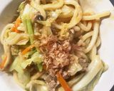 たっぷり野菜簡単中華風オイ味噌焼うどん作り方7写真
