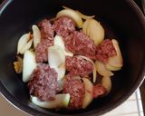 肉団子とピーマンの煮込み作り方4写真