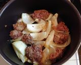 肉団子とピーマンの煮込み作り方5写真