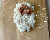 ねぎとろで♪生〜!ツナ♪パリおにぎり作り方6写真