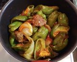 肉団子とピーマンの煮込み作り方10写真