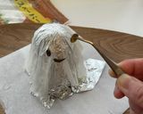 ハロウィンお化けランプシェード作り方12写真