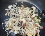 超簡単/ワンパン【和風キノコパスタ】作り方2写真