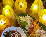 ハロウィンお化けランプシェード作り方20写真