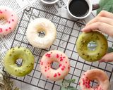 米粉のヴィーガン焼きドーナッツ作り方7写真