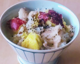 丸ごとさつま芋と塩麹豚レモン炊き込みご飯作り方5写真