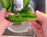 茹でるの卒業！レンジでほうれん草の白和え作り方2写真