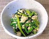 茹でるの卒業！レンジでほうれん草の白和え作り方9写真