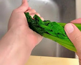 茹でるの卒業！レンジでほうれん草の白和え作り方5写真