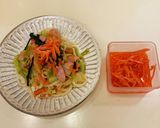レンジで簡単、焼きうどん風　2人分作り方13写真