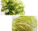 わかめと長ねぎの醤油中華スープ作り方1写真