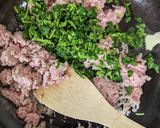 大根葉そぼろとじゃがいものオムレツ作り方4写真