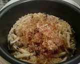 超簡単★バター醤油のしめじご飯作り方2写真