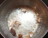 ゆで卵入り！白菜と豚肉の味噌汁作り方3写真