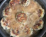 鶏むね肉のつくねみぞれ煮作り方4写真