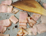 爆速！もやしとほうれん草のベーコン炒め作り方1写真