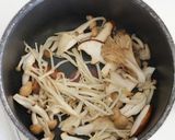 きのこかきたま汁ビーフン作り方3写真