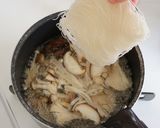 きのこかきたま汁ビーフン作り方4写真