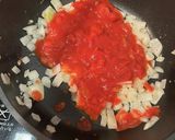 スペイン風♡海鮮トマトチーズ雑炊作り方1写真