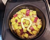みそバター風味のサツマイモごはん作り方6写真
