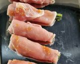 葉生姜と豚ロースのライスペーパー揚げ作り方4写真