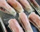 葉生姜と豚ロースのライスペーパー揚げ作り方7写真
