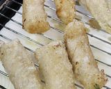 葉生姜と豚ロースのライスペーパー揚げ作り方9写真