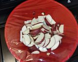 さつまいもと牛肉の甘辛炒め煮作り方2写真