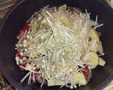 さつまいもと牛肉の甘辛炒め煮作り方6写真