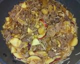 さつまいもと牛肉の甘辛炒め煮作り方8写真