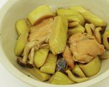 ごはんがすすむ！四方竹と鶏肉の味噌炒め作り方5写真