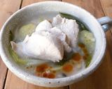 簡単♪韓国風おかゆ／鶏胸肉でサムゲタン風作り方6写真