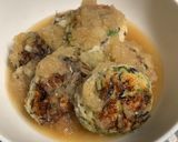 鶏むね肉のつくねみぞれ煮作り方5写真