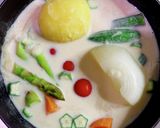 おだしdeスパイシー豆乳スープパスタ作り方4写真