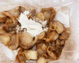 ベビーホタテの唐揚げ作り方2写真