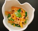 切り干し、さやえんどう、パプリカのナムル作り方4写真