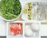 カニカマと豆苗の天津飯☆簡単ウマシ作り方1写真