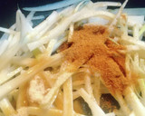 ラーメンスープ活用！大根の皮のきんぴら♡作り方3写真