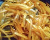 ラーメンスープ活用！大根の皮のきんぴら♡作り方4写真