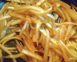 ラーメンスープ活用！大根の皮のきんぴら♡作り方4写真
