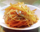 ラーメンスープ活用！大根の皮のきんぴら♡作り方5写真