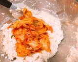 食べやすい！ミニ豆腐キムチチヂミ作り方3写真